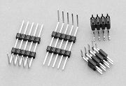 146-1 / 147-1 series Pin -Header- Strips- Double row- 2.54mm Right angle- Dual body type